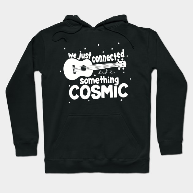 White - Cosmic Hoodie by djchikart